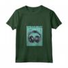 Donna Breakbeat con cuffie - Vintage Electronic Dance Music Maglietta con Collo a V - Ideale per Deejay e Musicisti