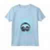 Donna Breakbeat con cuffie - Vintage Electronic Dance Music Maglietta con Collo a V - Ideale per Deejay e Musicisti