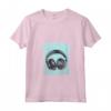 Donna Breakbeat con cuffie - Vintage Electronic Dance Music Maglietta con Collo a V - Ideale per Deejay e Musicisti