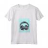 Donna Breakbeat con cuffie - Vintage Electronic Dance Music Maglietta con Collo a V - Ideale per Deejay e Musicisti
