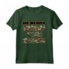 DNB Drop The Bass Drum n Bass Junglist Camo Maglia a Manica - Maglietta DNB per Amanti della Cultura Jungle e Rave degli Anni '90