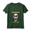 Donna Breakbeat Is My Jam - Teschio e cuffie Maglietta con Collo a V - Ideale per gli Amanti della Musica Breakbeat