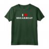 Amo Breakbeat - I Heart Breakbeat Maglietta Vintage - Design Classico per Appassionati di Musica