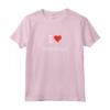 I Love Breakbeat - Maglietta con Cuore Minimalista - Design Semplice e Cool - Ideale per Appassionati di Musica