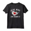Real Man Love Breakbeat - Maglietta DJ in Vinile per Amanti della Musica - Idea Regalo Unica