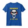 Breakbeat Is My Jam - Teschio e Cuffie Maglietta - Design Alternativo per Amanti della Musica Breakbeat