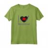 I Love Breakbeat - Maglietta Cuore per DJ - Idea Regalo per Appassionati di Musica Elettronica
