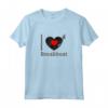 I Love Breakbeat - Maglietta Cuore per DJ - Idea Regalo per Appassionati di Musica Elettronica