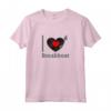 I Love Breakbeat - Maglietta Cuore per DJ - Idea Regalo per Appassionati di Musica Elettronica