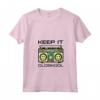 Donna HapTiger - Maglietta Old Skool Rave con Collo a V - Ideale per Appassionati di Rave degli Anni '90