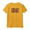 Maglietta Drum'n'Bass DNB Tangerine Remix con Maniche Raglan - Ideale per Junglist e Raver - Per Festival EDM e Rave della Giungla