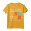 Cool Breakdancing Per Ragazzi - Just a Boy Who Loves Breakdancing Maglietta - Idea Regalo per Bambini e Insegnanti di Ballo