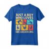 Cool Breakdancing Per Ragazzi - Just a Boy Who Loves Breakdancing Maglietta - Idea Regalo per Bambini e Insegnanti di Ballo