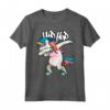Hip Hop Dabbing Unicorn Shirt - Break Dance B-boy Beat Box Rap Maglietta - Unique Gift for Men, Women, and Kids