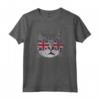 Maglietta Gatto Bandiera Union Jack Retro Inghilterra - Abbigliamento Coordinato per la Famiglia - Ideale per Feste e Celebrazioni