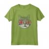 Maglietta Gatto Bandiera Union Jack Retro Inghilterra - Abbigliamento Coordinato per la Famiglia - Ideale per Feste e Celebrazioni