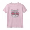 Maglietta Gatto Bandiera Union Jack Retro Inghilterra - Abbigliamento Coordinato per la Famiglia - Ideale per Feste e Celebrazioni