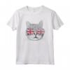 Maglietta Gatto Bandiera Union Jack Retro Inghilterra - Abbigliamento Coordinato per la Famiglia - Ideale per Feste e Celebrazioni