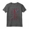 Londra Inghilterra Distressed Union Jack Maglietta - Souvenir Memento Turistico - Taglio Classico e Leggero