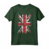 Cool Vintage Retro British Union Jack Flag T-shirt - Maglietta Moda Retrò Inglese per Donna e Uomo - Regalo di Natale alla Moda