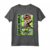 Jurassic World Green Camo Predator Dinosaurs Maglietta - Officially Licensed HapTiger Apparel for Dinosaur Fans - Buy Online Now