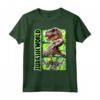 Jurassic World Green Camo Predator Dinosaurs Maglietta - Officially Licensed HapTiger Apparel for Dinosaur Fans - Buy Online Now