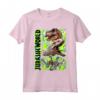 Jurassic World Green Camo Predator Dinosaurs Maglietta - Officially Licensed HapTiger Apparel for Dinosaur Fans - Buy Online Now