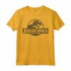 Jurassic World Green Mesh Style Logo Maglietta - Officially Licensed Apparel for Fans