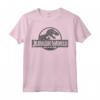 Jurassic World Green Mesh Style Logo Maglietta - Officially Licensed Apparel for Fans