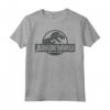 Jurassic World Green Mesh Style Logo Maglietta - Officially Licensed Apparel for Fans
