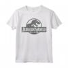 Jurassic World Green Mesh Style Logo Maglietta - Officially Licensed Apparel for Fans