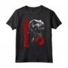 Jurassic World T-Rex Grid Background Logo Maglietta - Officially Licensed HapTiger Apparel for Dinosaur Fans - Buy Now!