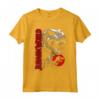 Jurassic World T-Rex Grid Background Logo Maglietta - Officially Licensed HapTiger Apparel for Dinosaur Fans - Buy Now!