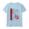 Jurassic World T-Rex Grid Background Logo Maglietta - Officially Licensed HapTiger Apparel for Dinosaur Fans - Buy Now!