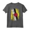 Bandiera del Paese Brunei - Souvenir Grunge Maglietta - Design Unico con Stile Vintage per Amanti del Brunei