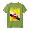 Bandiera del Brunei Maglietta - Design Patriottico per Uomini, Donne e Bambini - Mostra il tuo Amore per il Brunei
