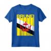Bandiera del Brunei Maglietta - Design Patriottico per Uomini, Donne e Bambini - Mostra il tuo Amore per il Brunei