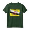 Maglietta Bandiera Bruneian con Disegno di Mappa di Brunei - Ideale per Residenti e Turisti - Acquista T-shirt Orgogliosa del Brunei