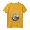 Paesaggio del Brunei Art Deco Maglietta con Collo a V - Ideale per Orgogliosi Cittadini e Turisti - Acquista T-shirt Souvenir Brunei