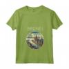 Paesaggio del Brunei Art Deco Maglietta con Collo a V - Ideale per Orgogliosi Cittadini e Turisti - Acquista T-shirt Souvenir Brunei