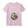 Paesaggio del Brunei Art Deco Maglietta con Collo a V - Ideale per Orgogliosi Cittadini e Turisti - Acquista T-shirt Souvenir Brunei