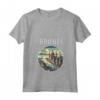 Paesaggio del Brunei Art Deco Maglietta con Collo a V - Ideale per Orgogliosi Cittadini e Turisti - Acquista T-shirt Souvenir Brunei