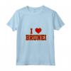 Donna Amo Brunei Maglietta con Collo a V - Design Esclusivo 'I Love Brunei' - Miglior Regalo per Chi Ama il Brunei