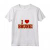 Donna Amo Brunei Maglietta con Collo a V - Design Esclusivo 'I Love Brunei' - Miglior Regalo per Chi Ama il Brunei