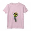 Donna Bandiera Rosa del Brunei - Maglietta Souvenir con Collo a V - Ideale per Mostrare Orgoglio e Amore per il Popolo del Brunei