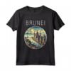 Paesaggio del Brunei Art Deco Maglietta - Design Unico per Viaggiatori e Turisti - Acquista Online!