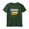 Brunei Maglietta - Design con Bandiera per Patrioti del Darussalam - Acquista Online Maglietta Brunei
