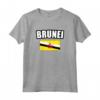 Brunei Maglietta - Design con Bandiera per Patrioti del Darussalam - Acquista Online Maglietta Brunei