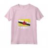 Donna Brunei Bandiera Design Grunge - Maglietta con Collo a V per Uomini e Donne - Ideale come Souvenir del Paese