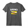 Brunei Maglietta - Motivo Bandiera del Brunei per Mostrare il Tuo Orgoglio Nazionale